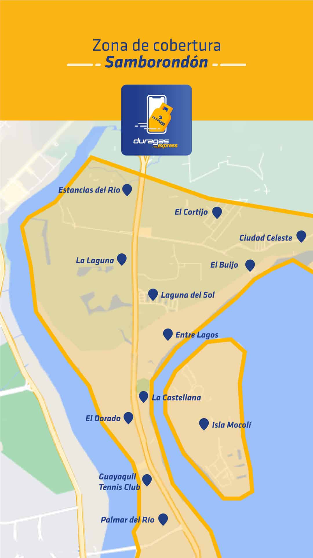 Cobertura Duragas Express Samborondón